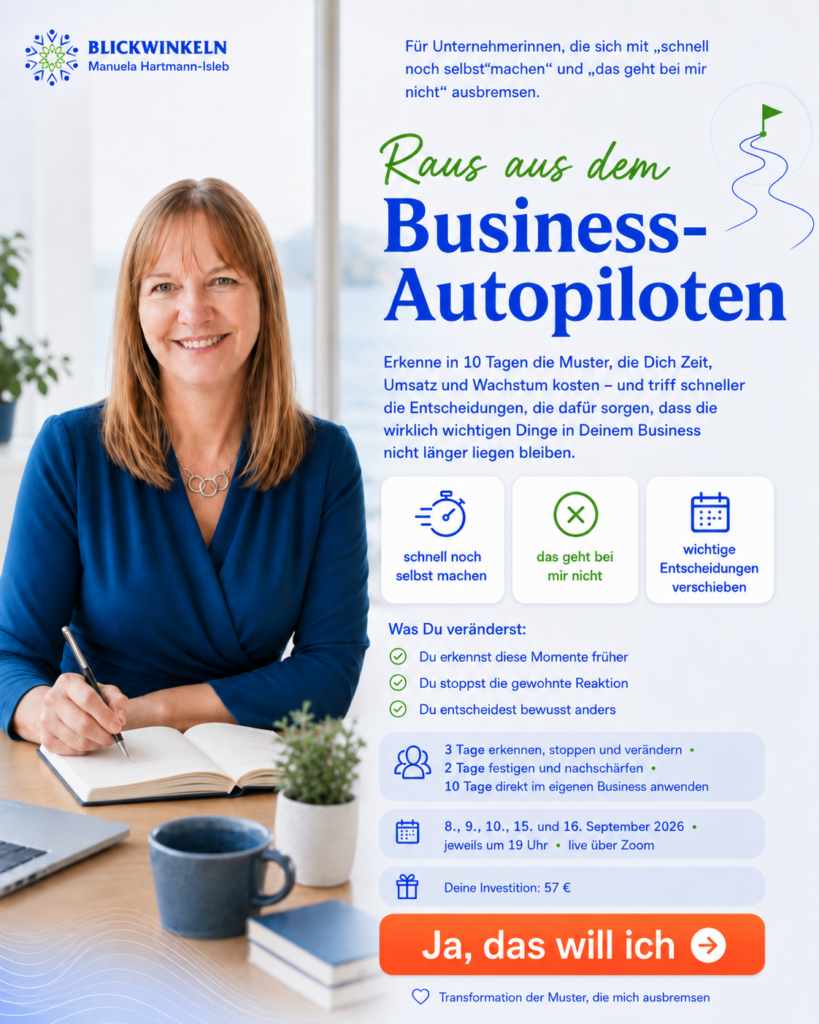 Raus aus dem Business-Autopiloten